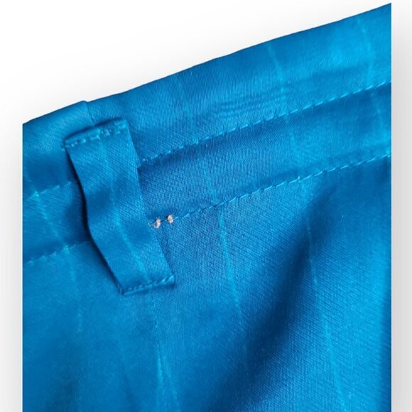 Electric Blue **Silky Pants** Anthropologie **Size 0** Y2K **Viscose** - Picture 4 of 11